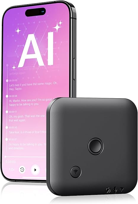 Executive AI Voice Recorder | GPT-4o Summarization & 64GB Magnetic Design