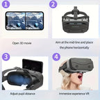Step-by-step guide to using a VR headset with a smartphone for immersive 3D movie experience